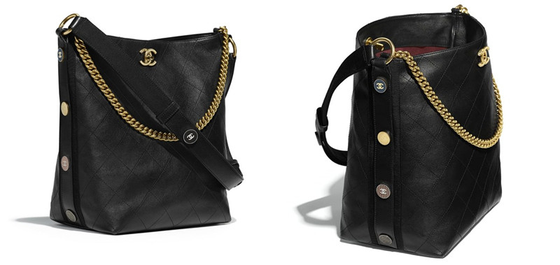 香奈儿chanel包包二手正品,chanel嬉皮包黑