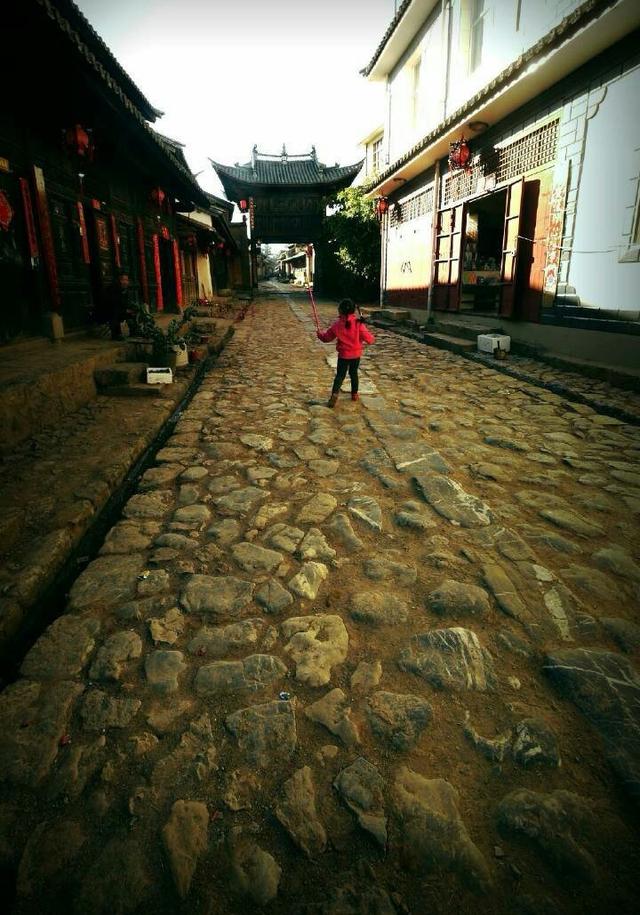 云南老街古镇,茶马古城新年