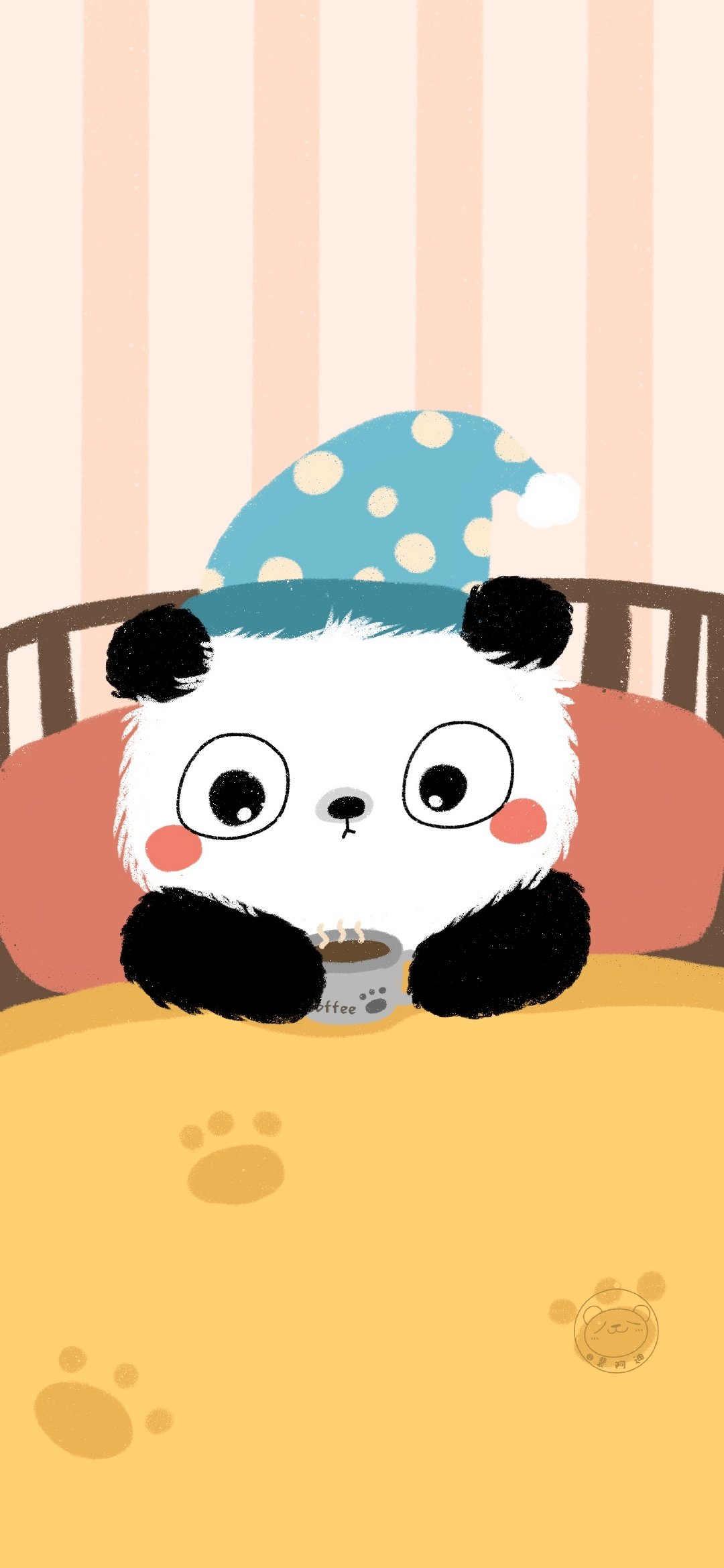 可爱圆滚滚熊猫壁纸,卡通熊猫壁纸可爱萌萌