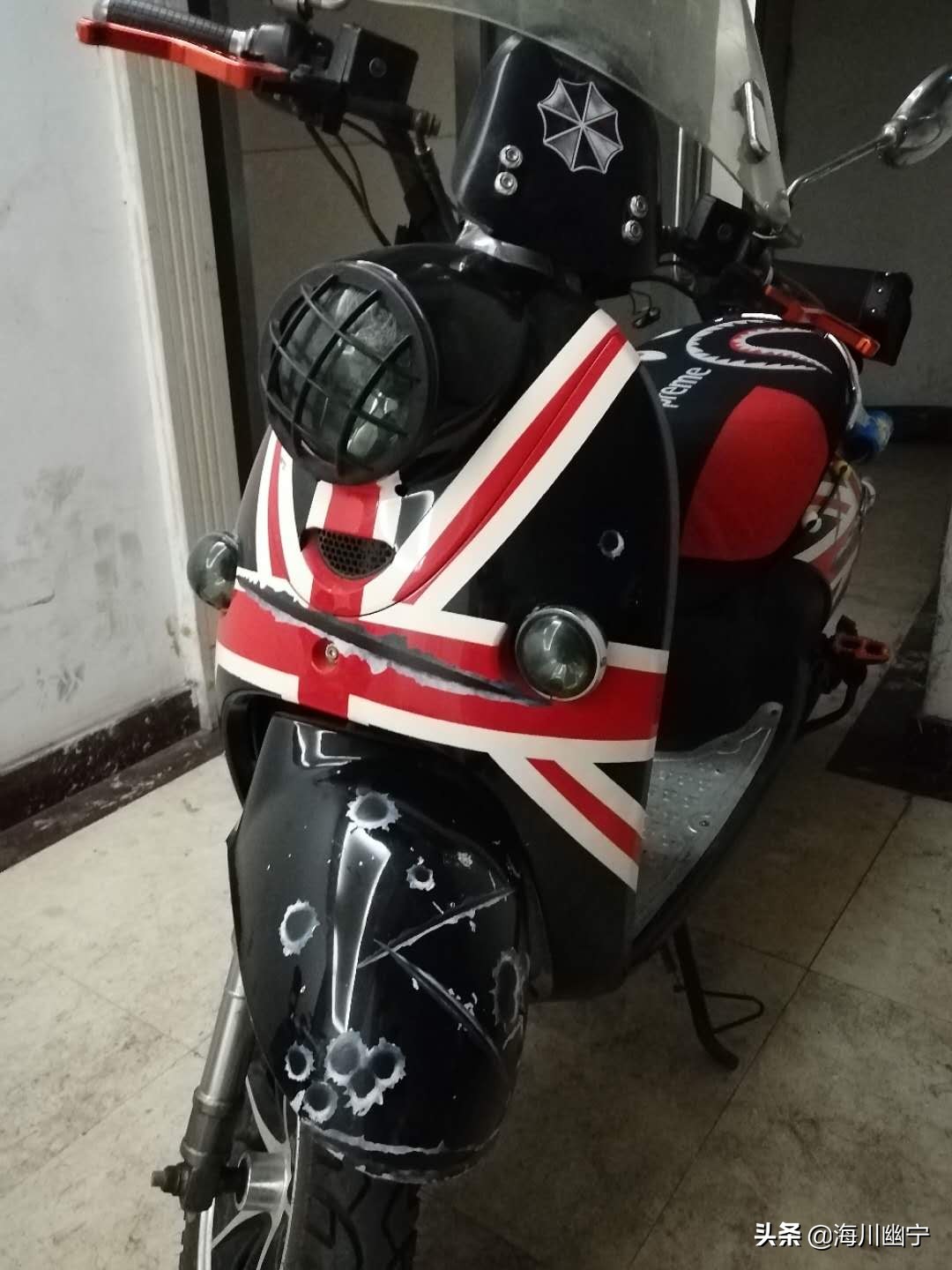 小龟王摩托车改造,爆改金龟王踏板摩托车