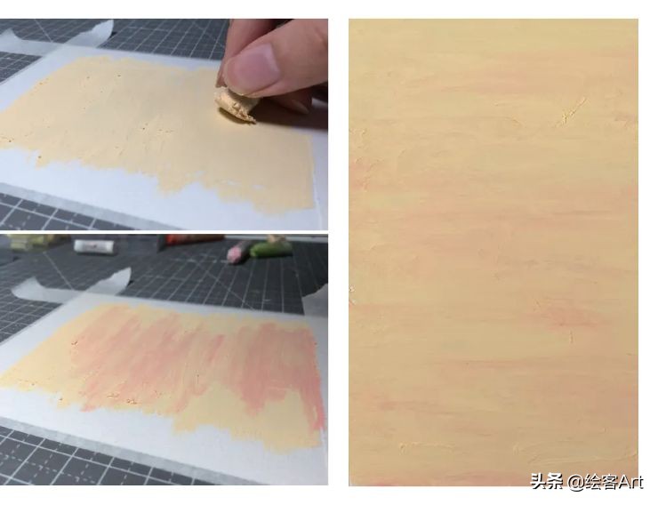 用油画棒画关于母亲节的绘画,用油画棒来画立体康乃馨