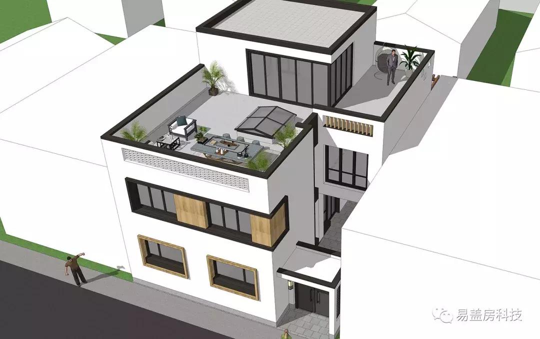 农村临街房子客厅怎么设计,农村临街小院墙设计