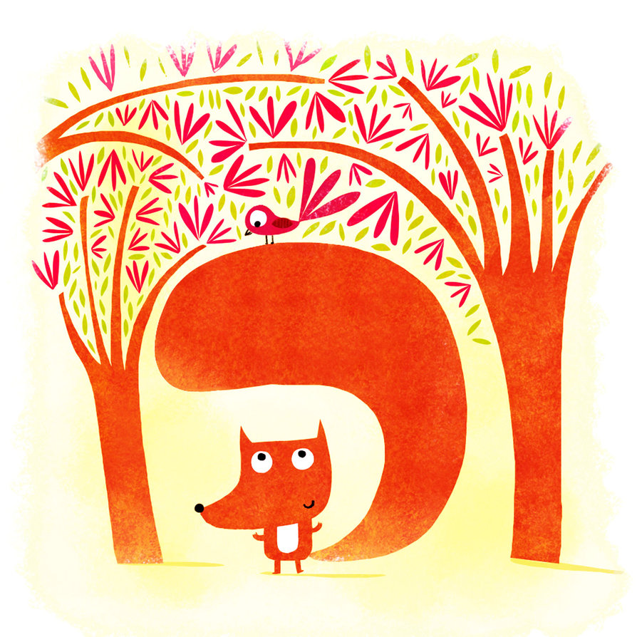 超有爱儿童插画临摹集,充满童趣的节日插画作品