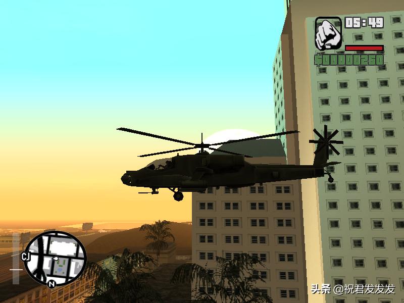 侠盗飞车:开坦克上街最多到3星,坦克会被打爆,尴尬的是不能停