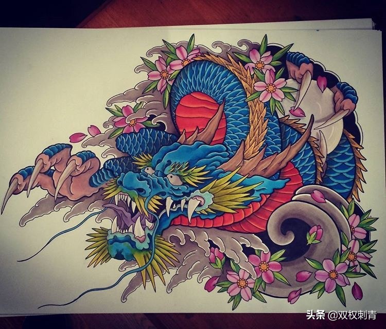 汉代龙纹图腾图案,龙纹图腾图案