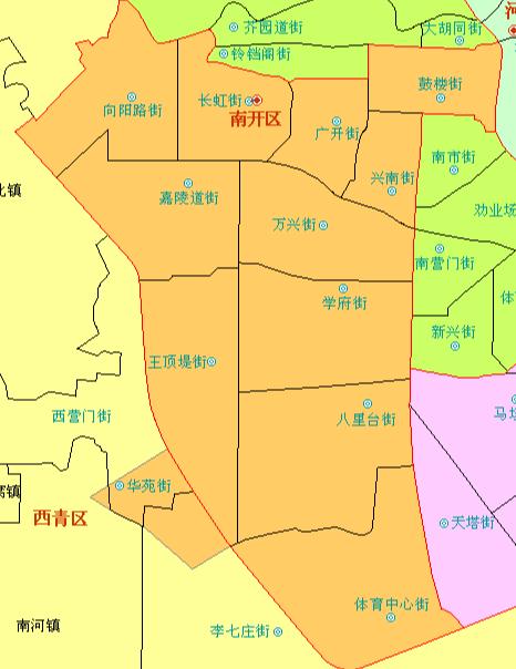 天津市南开区包括哪些地方,天津市南开区是郊区吗