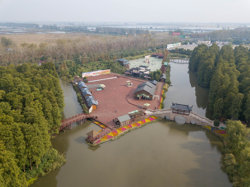 乘着高铁去踏青赏景,乘着高铁游扬州高邮北