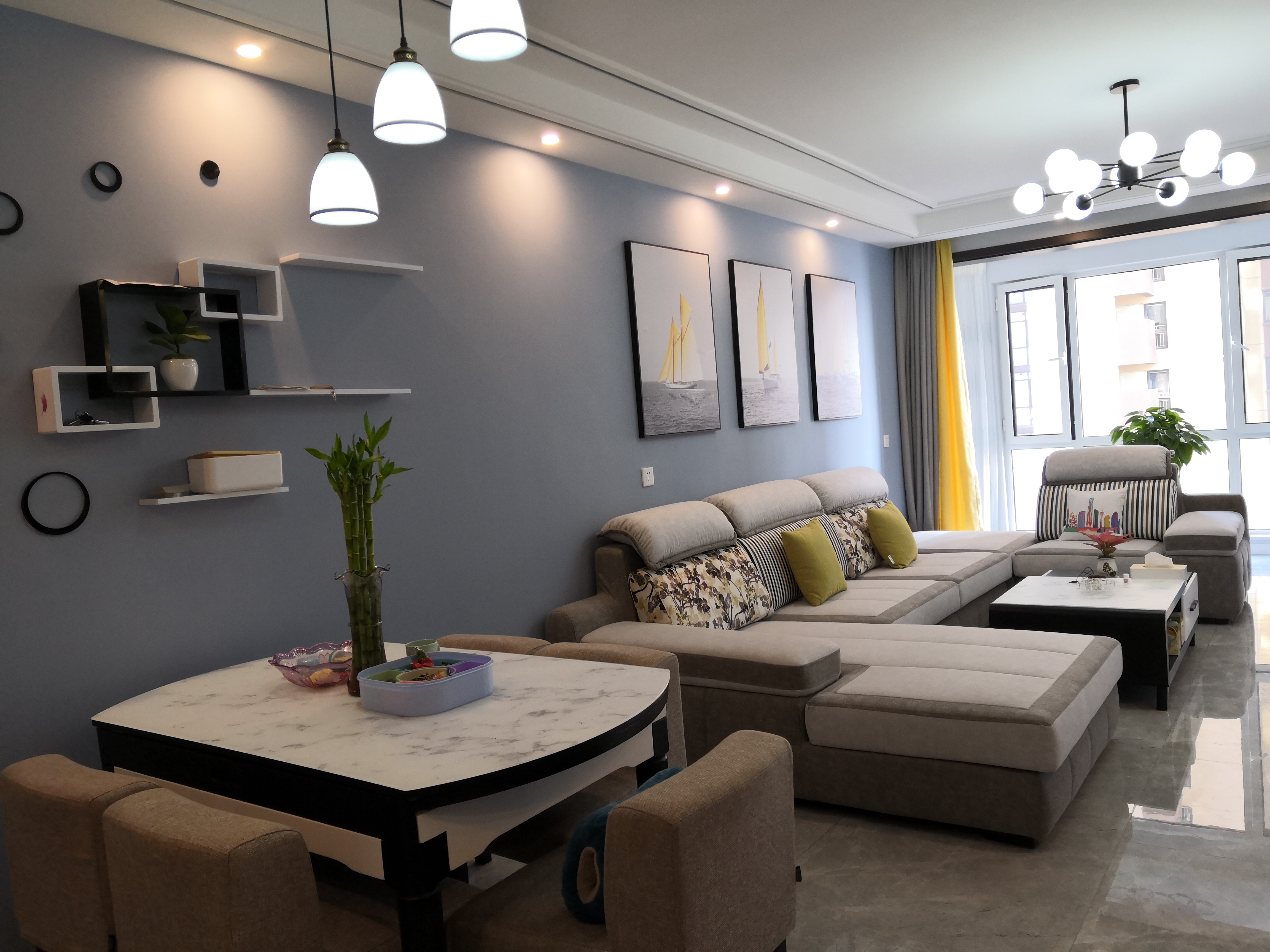 万达华宅120平装修,万达120平精装房装修效果图