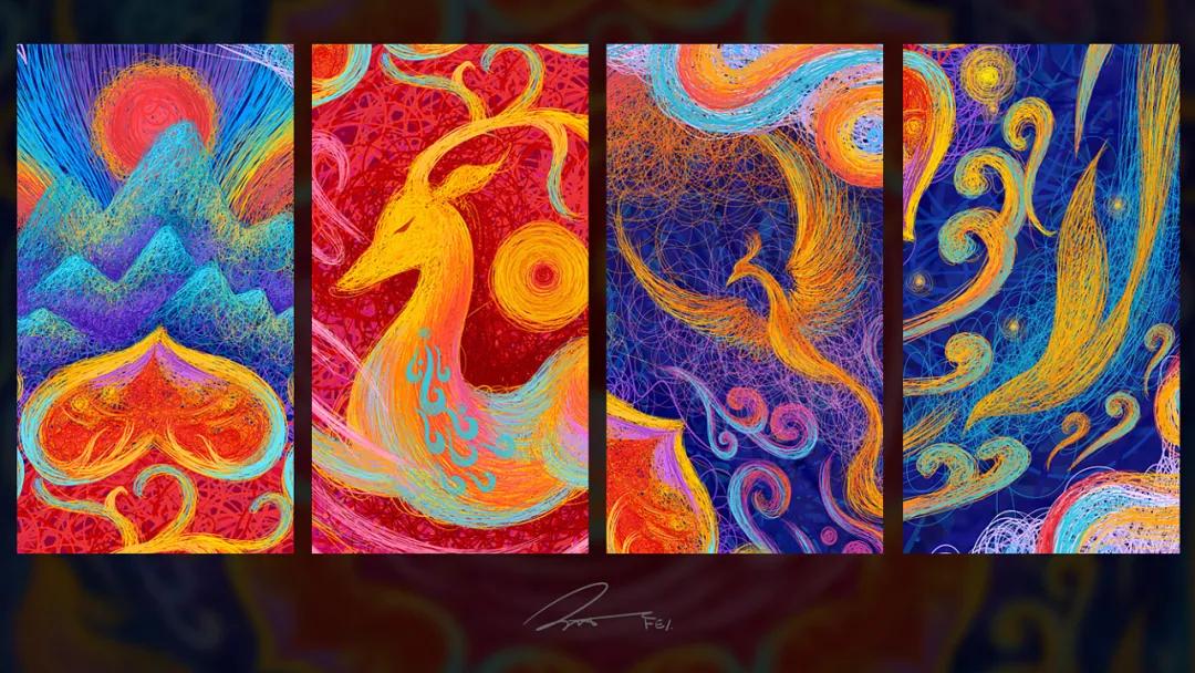 描摹梦境的魔术师，靠画“圈圈”火遍全网