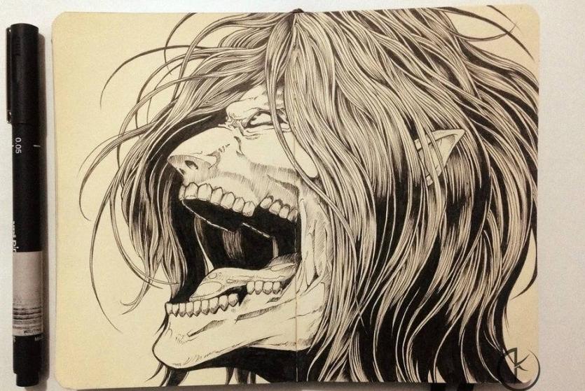 针管笔画向日葵,针管笔画100幅欣赏