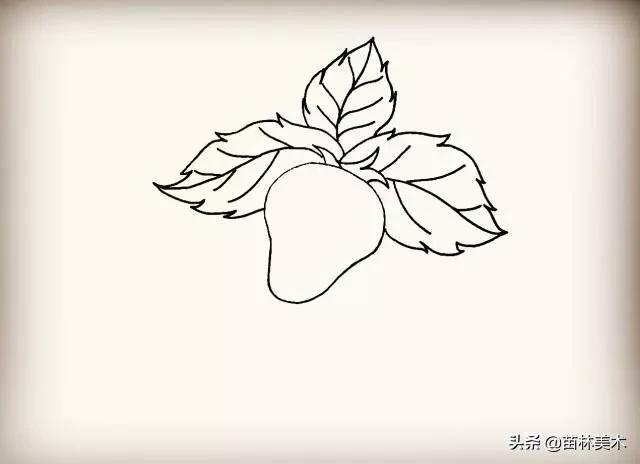 草莓绘画简笔画,简笔画教程7-12岁草莓