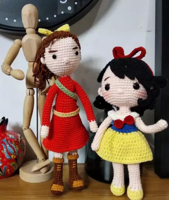 玩偶编织的入门教程超简单,超粗线编织玩偶教程