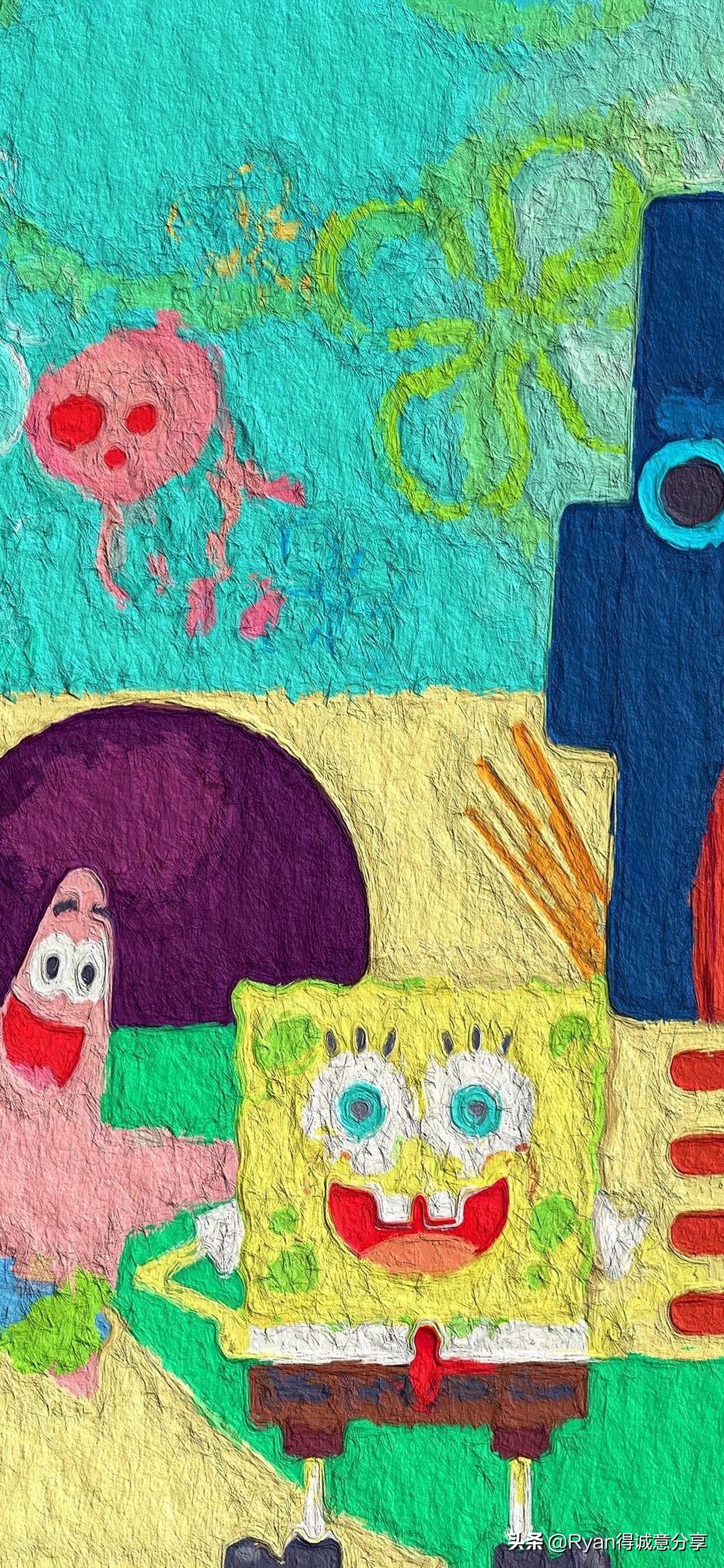 海绵宝宝詹韦连线壁纸,海绵宝宝壁纸桌面主题