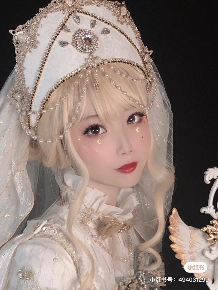 优雅lolita系妆容,复古英伦风lolita妆容