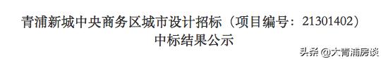 青浦新城中央商务区规划示意图,青浦新城商务区进展