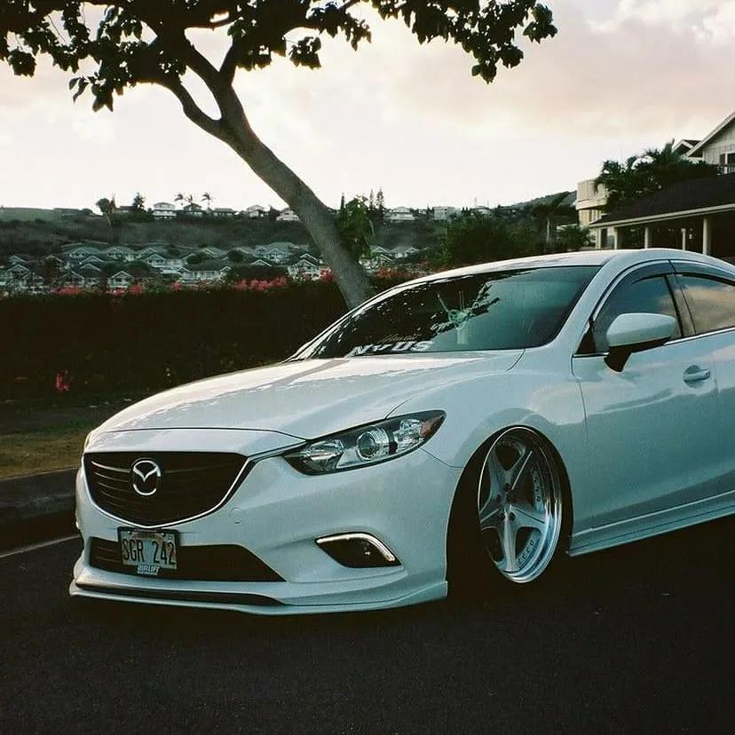 阿特兹轮毂改装案例,马自达阿特兹改装案例