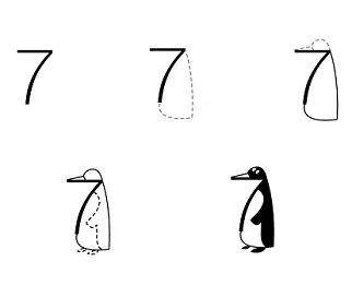 简笔画动漫人物零基础教学,幼儿简笔画入门零基础教程