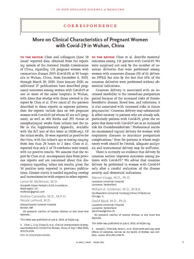新冠疫情防控常态化下生殖健康和母婴安全引发国际关注
