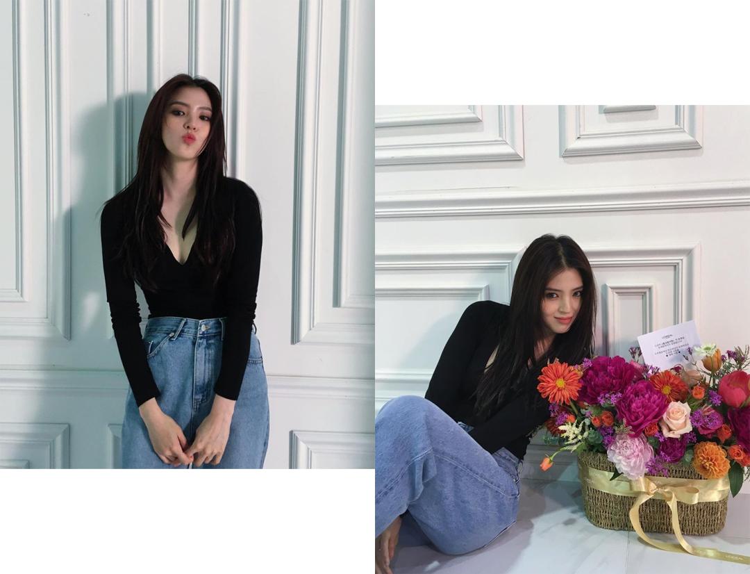 韩素希的穿搭,韩素希中性穿搭