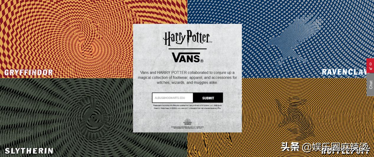 vans哈利波特联名格兰芬多,vans与哈利波特联名
