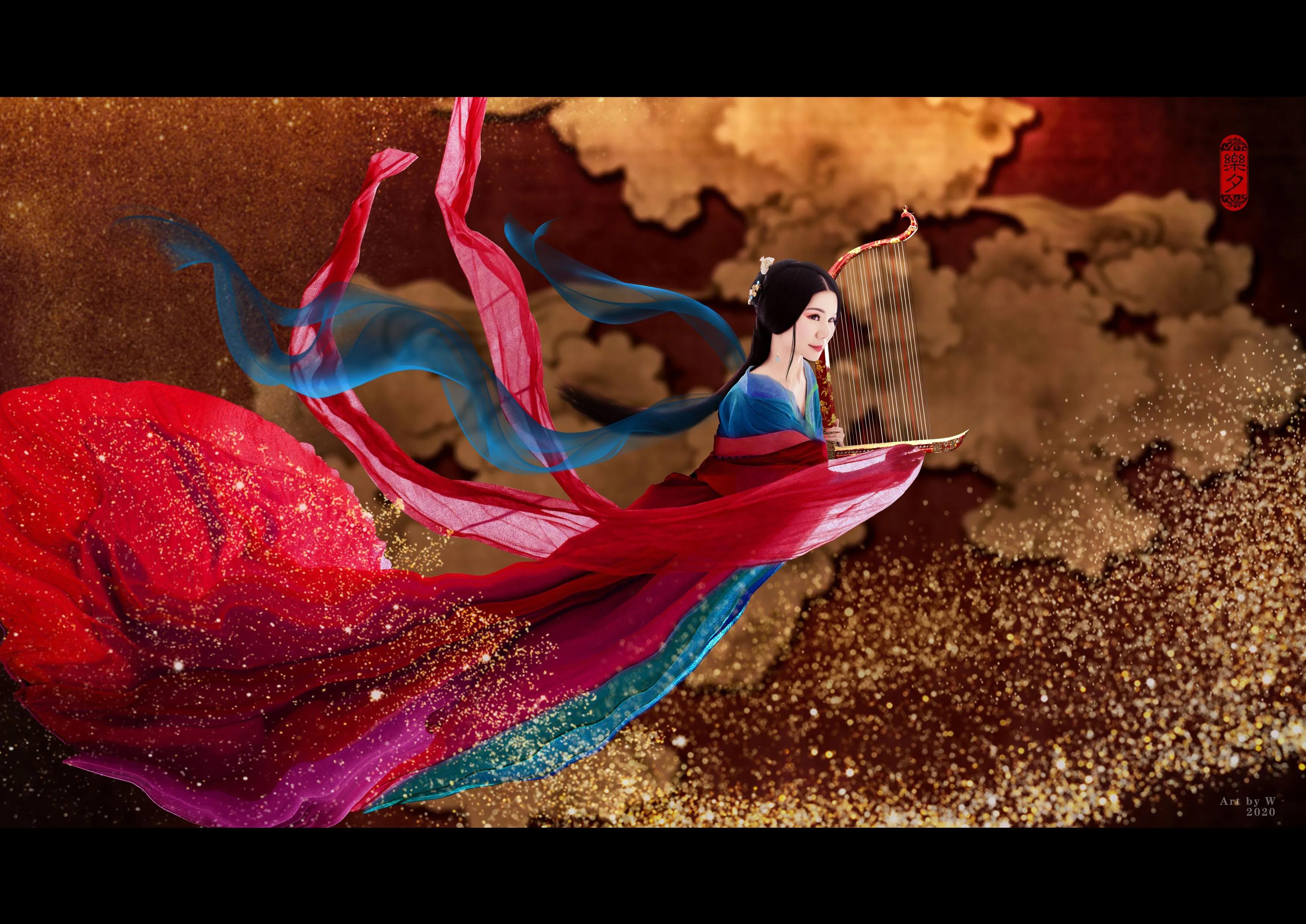 中国古箜篌,箜篌失传了是如何复原