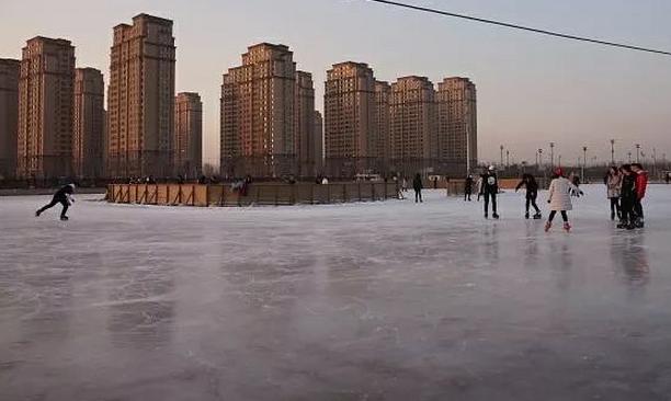 沈阳学生爱冰嬉:不上冰面滑两下,怎么对得起羽绒服?