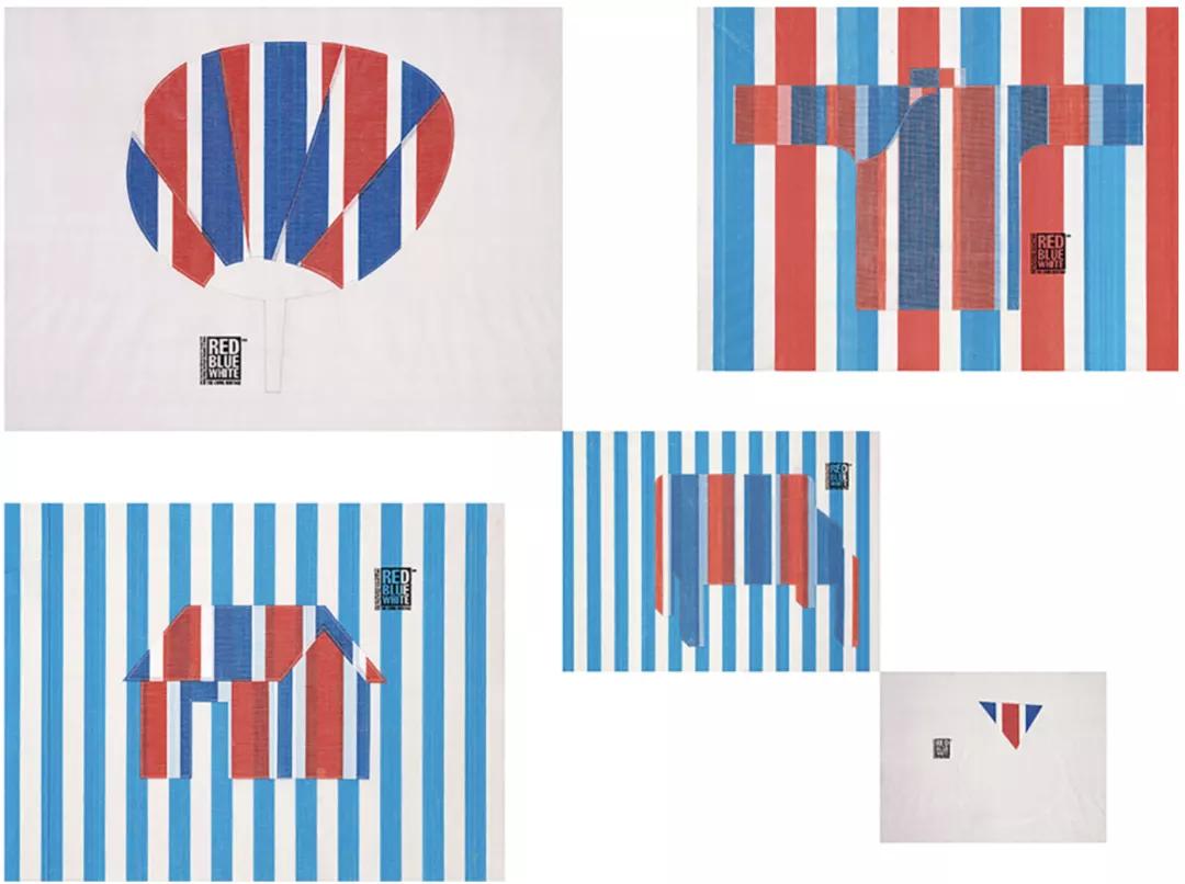 今年流行红白蓝袋,红白蓝编织袋香港