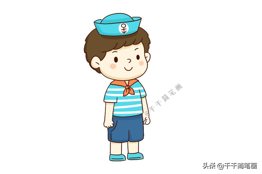 教画q版人物,教画画人物q版