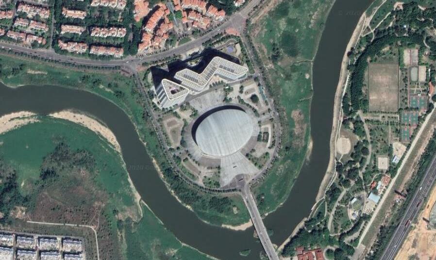 卫星地图惠州市,惠州市半城山色半城湖