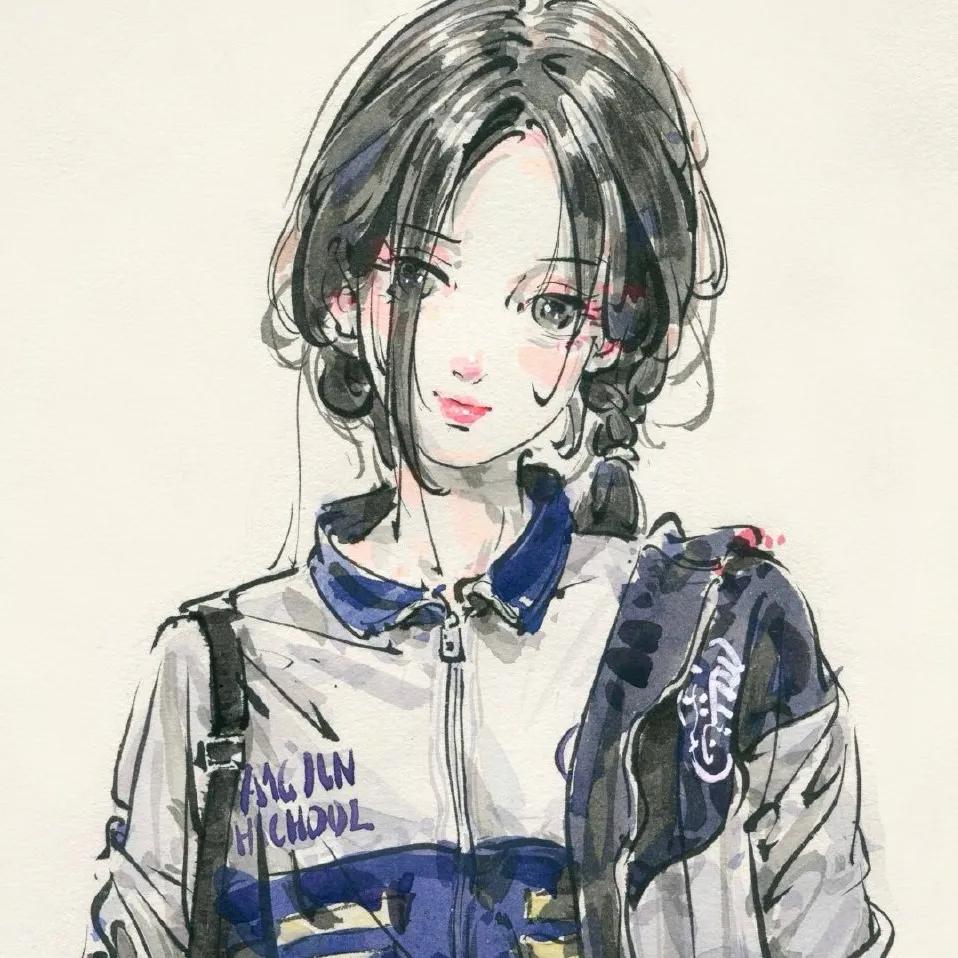 10-13岁女生小学生仙气闺蜜头像,超好看的男生兄弟动漫头像