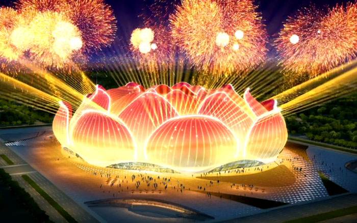 广州恒大在建最大足球场,广州恒大足球场设计方案曝光