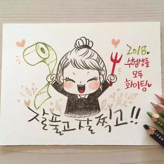 彩铅画古风人物简笔画,彩铅荷花简笔画几分钟就能学会