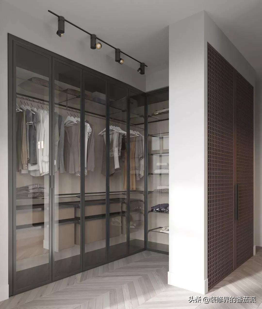 开放式衣帽间防潮怎么做,开放式衣帽间防尘帘防灰效果