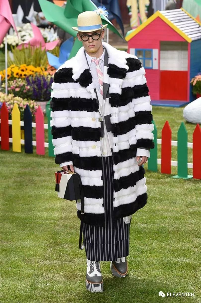 thombrowne2018男装,ThomBrowne2018春夏男装闭场造型