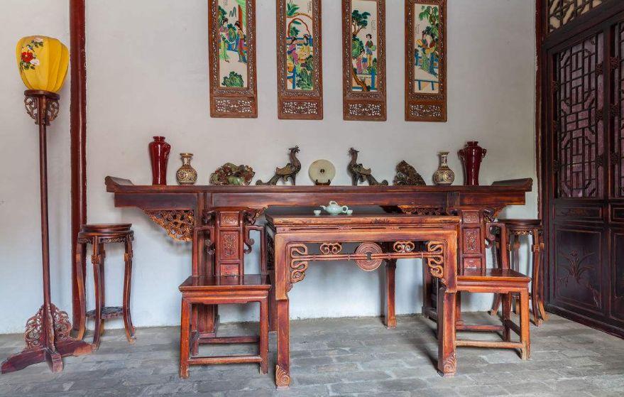 红木家具怎么摆放有高级感,48平米办公室摆放红木家具效果图