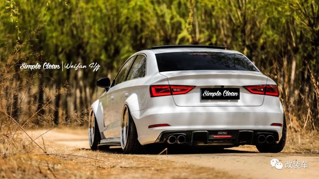 奥迪a3改碳纤维车身,奥迪a3时尚运动版改装s3外观