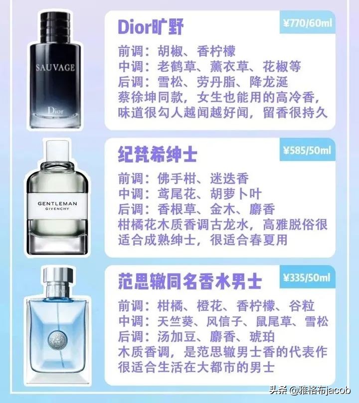 jomalone香水推荐男生,男生用哪种牌子香水比较吸引异性