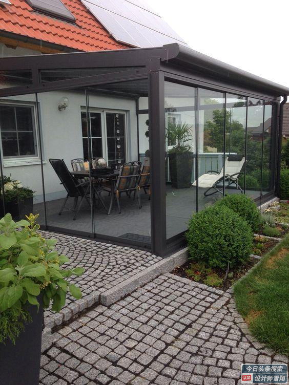 别墅庭院阳光房2023最新款设计,庭院阳光房设计