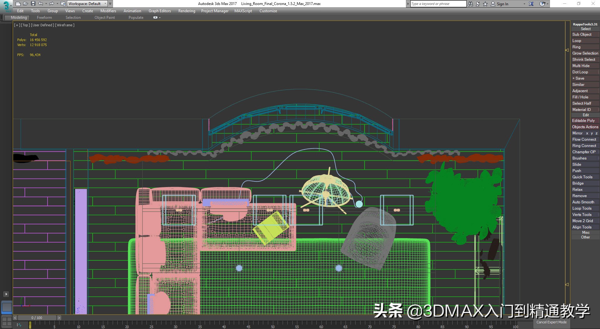 耗时8周，做的逼真现代公寓客厅，带大家看看大神的作品