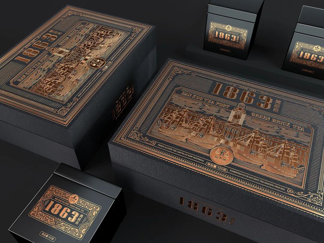 茶叶包装设计经典大气耐看,这些茶叶包装设计也太清雅了