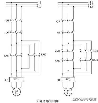 电动机综合保护器电路图及接线图,两台电动机顺序启动逆序停止电路图