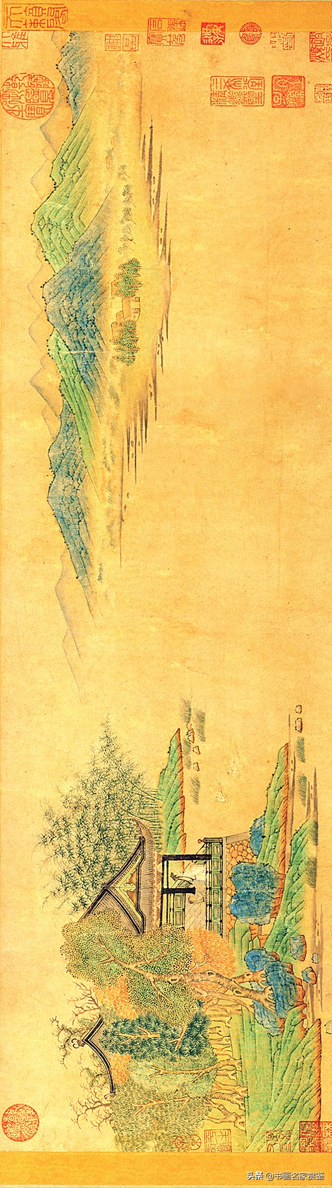 最早推动发扬了在画面上题写诗文，使诗书画合璧，被后世所继承