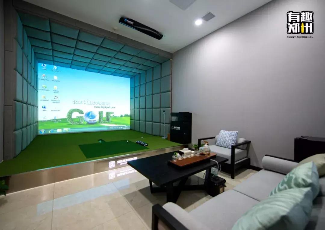 郑州高尔夫室内练习场,郑州高尔夫球多少钱打一次