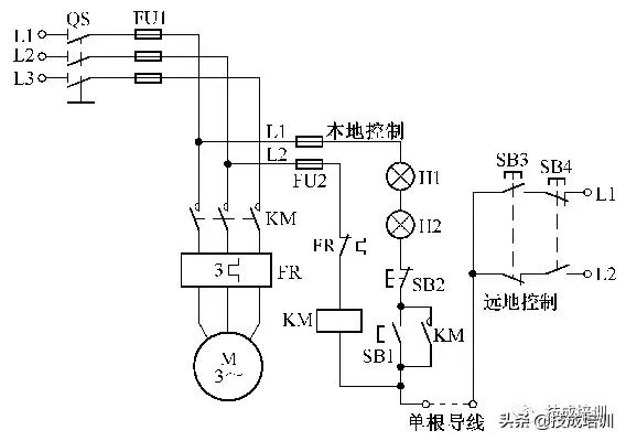 电动机控制电路图实图,常用电动机控制电路图讲解