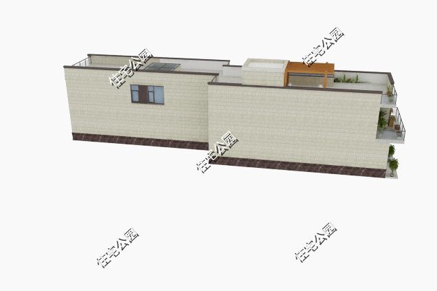 9X32米狭长宅地东西有邻，如何改造加建一层变二层？这样设计如何