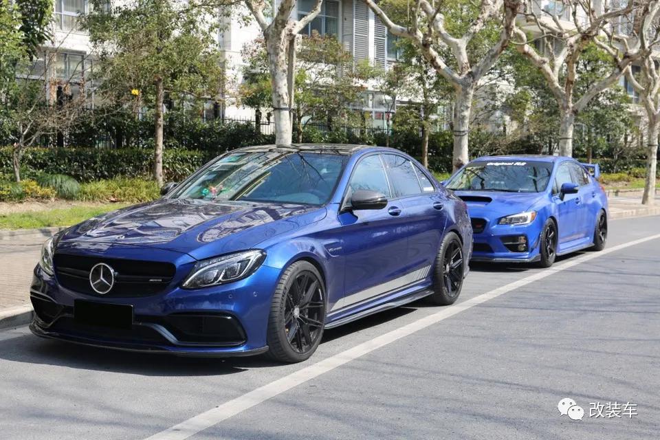 奔驰amgc63v8,6.2升v8奔驰c63加速