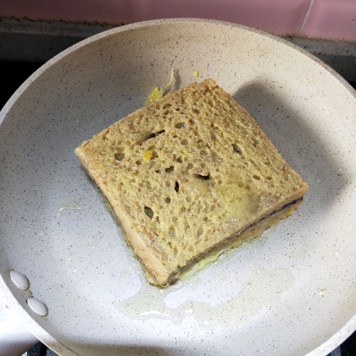 全麦吐司西多士紫薯,全麦紫薯西多士的功效