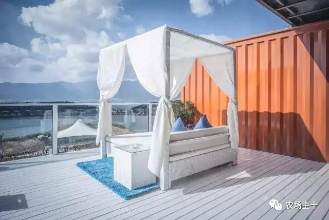 大型农场建造,家庭农场可以放置集装箱做民宿