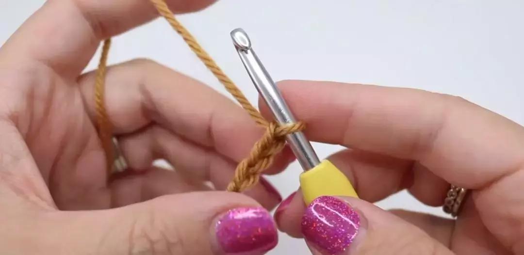 南瓜挂件钩针教程,钩针南瓜小挂件图解