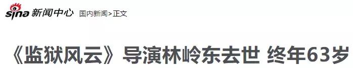监狱风云导演林岭东去世,监狱风云谁导演